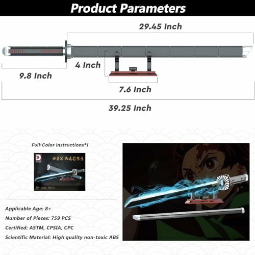 Demon Anime Sword Building Set