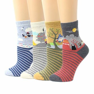 Cute Funny Novelty Cotton Crew Socks