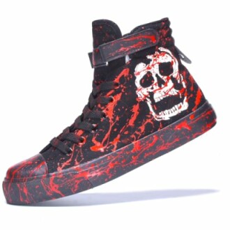 Luminous Skull Shoes